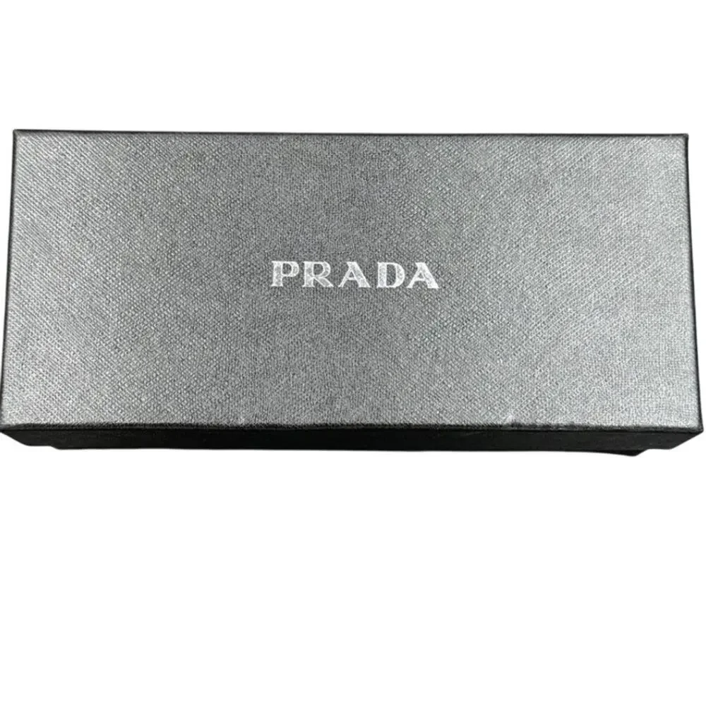 NEW Prada Rectangular Black Acetate Sunglasses (PRXX050) - Picture 5 of 6